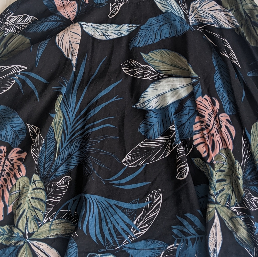 Aritzia Talula Lipinski Skater Dress | Color Palm Leaf - Picture 4 of 14